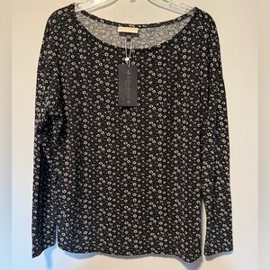 NWT alredine Women’s Floral Stretchy Top Sz M